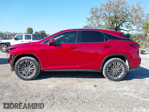 2021 Lexus RX with VIN 2T2JZMAA7MC191660, listed as a IAAI auction lot 41609520 with 45,736 mi miles. Bid and sale history available at carsss.com. Image 14.