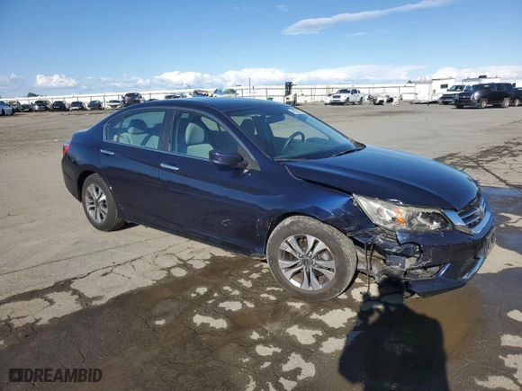 2013 Honda Accord Sdn LX with VIN 1HGCR2F32DA120335, listed as a Copart auction lot 49082875 with 143,313 mi miles and Salvage Title. Bid and sale history available at carsss.com. Image 4.