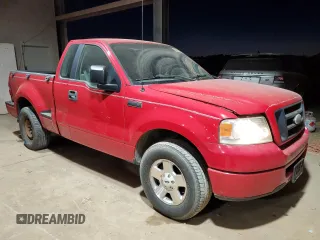 2006 Ford F-150 STX with VIN 1FTRF02296KA94302, listed as a Copart auction lot 89078895 with 184,750 mi miles and Salvage title. Bid and sale history available at DreamBid. Image 4.