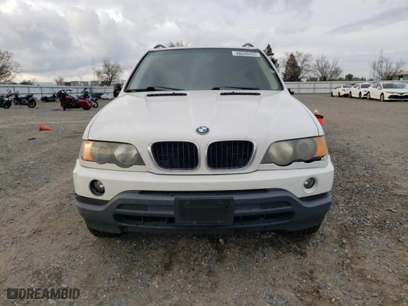 2003 BMW X5 3.0i with VIN 5UXFA53543LV85162, listed as a Copart auction lot 48049435 with 165,260 mi miles and Salvage Title. Bid and sale history available at carsss.com. Image 5.