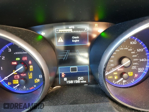 2018 Subaru Legacy Limited with VIN 4S3BNEN65J3033404, listed as a Copart auction lot 89166365 with 158,156 mi miles and Salvage Title. Bid and sale history available at carsss.com. Image 9.