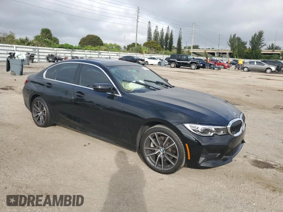 2022 BMW 3 Series 330i with VIN 3MW5R1J06N8C62714, listed as a Copart auction lot 71552322 with 9,664 mi miles. Bid and sale history available at carsss.com. Image 4.