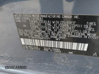 2011 Toyota RAV4 Ltd with VIN 2T3DK4DVXBW059371, listed as a IAAI auction lot 41870260 with 180,098 mi miles. Bid and sale history available at carsss.com. Image 9.