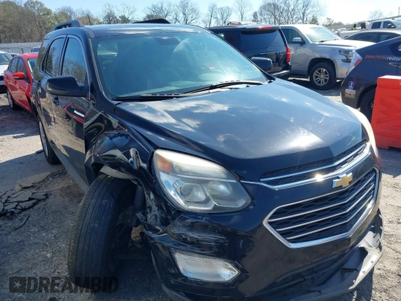 2016 Chevrolet Equinox LT with VIN 2GNALCEK5G1186499, listed as a IAAI auction lot 41639243 with 153,945 mi miles and . Bid and sale history available at DreamBid. Image 1.