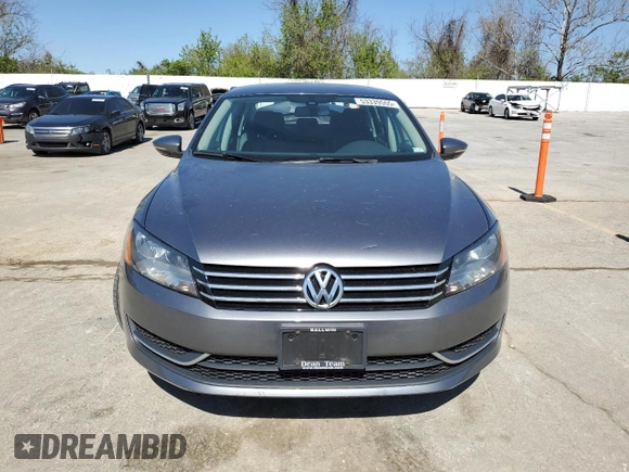 2012 Volkswagen Passat S with VIN 1VWAP7A32CC098725, listed as a Copart auction lot 53339555 with 119,084 mi miles and Salvage title. Bid and sale history available at DreamBid. Image 5.