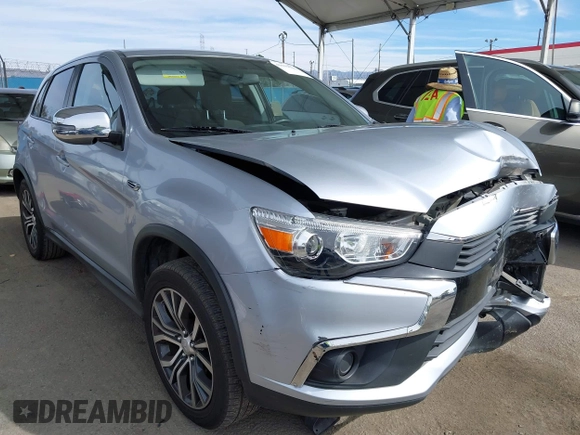 2016 Mitsubishi Outlander Sport 2.0 ES with VIN JA4AP3AUXGZ049077, listed as a IAAI auction lot 41679521 with 93,027 mi miles. Bid and sale history available at carsss.com. Image 1.