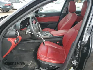 2019 Alfa Romeo Giulia Ti Sport with VIN ZARFANBN0K7611689, listed as a Copart auction lot 72815174 with 42,714 mi miles and Salvage Title. Bid and sale history available at carsss.com. Image 7.