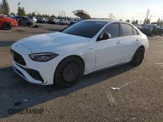 2023 Mercedes-Benz C 43 AMG with VIN W1KAF8HB1PR075633, listed as a Copart auction lot 88280235 with 29,754 mi miles and Salvage Title. Bid and sale history available at DreamBid. Image 1.