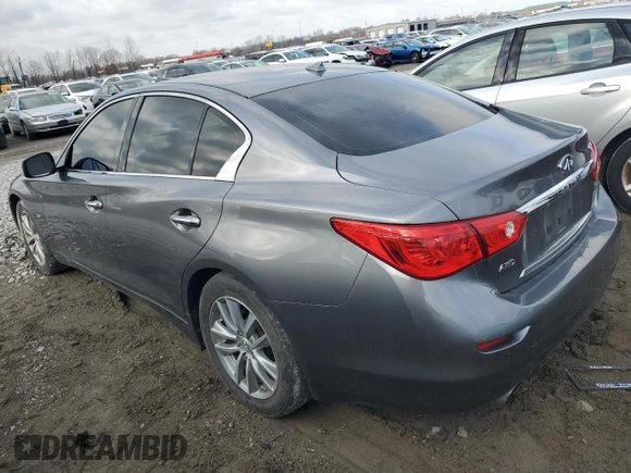 2017 Infiniti Q50 3.0t Signature Edition with VIN JN1EV7AR4HM837063, listed as a Copart auction lot 82882464 with 101,291 mi miles and Salvage Title. Bid and sale history available at carsss.com. Image 2.