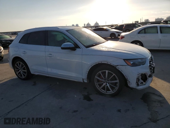 2021 Audi SQ5 Premium Plus with VIN WA1B4AFY4M2047052, listed as a Copart auction lot 78145574 with 28,672 mi miles and Salvage Title. Bid and sale history available at DreamBid. Image 4.