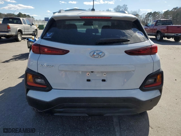 2020 Hyundai Kona SEL with VIN KM8K22AA3LU590225, listed as a Copart auction lot 48035005 with 42,470 mi miles and Salvage Title. Bid and sale history available at carsss.com. Image 6.