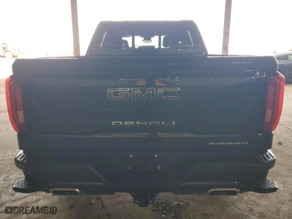 2023 GMC Sierra 1500 Denali Ultimate with VIN 1GTUUHEL9PZ273709, listed as a Copart auction lot 51457605 with 24,147 mi miles and Salvage Title. Bid and sale history available at carsss.com. Image 6.