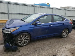 2019 Hyundai Accent Limited with VIN 3KPC34A3XKE059443, listed as a Copart auction lot 52823964 with 44,983 mi miles and Salvage Title. Bid and sale history available at carsss.com. Image 1.