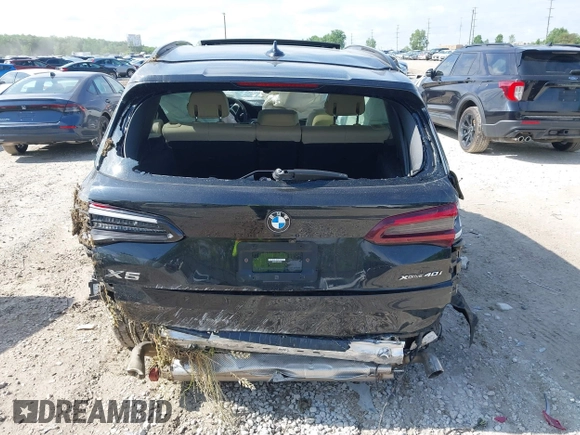 2022 BMW X5 xDrive40i with VIN 5UXCR6C01N9K28396, listed as a IAAI auction lot 42242778 with 43,350 mi miles and . Bid and sale history available at DreamBid. Image 16.