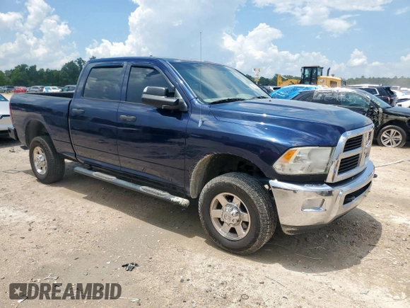 2012 Ram 2500 SLT with VIN 3C6TD5DT3CG115847, listed as a Copart auction lot 62653155 with 107,653 mi miles and Salvage title. Bid and sale history available at DreamBid. Image 4.