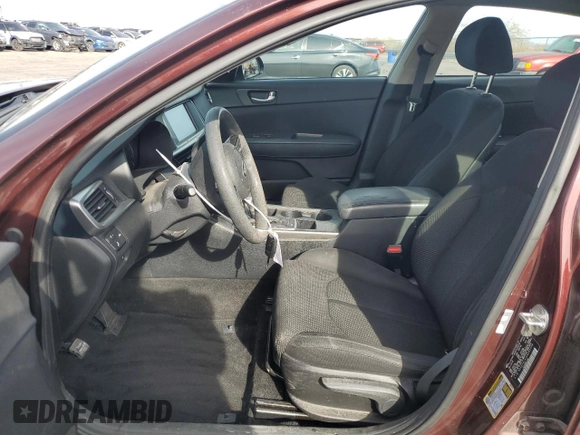 2019 Kia Optima LX with VIN 5XXGT4L31KG282038, listed as a Copart auction lot 45764855 with 53,126 mi miles and Salvage Title. Bid and sale history available at carsss.com. Image 7.