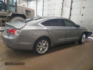 2018 Chevrolet Impala Premier with VIN 2G1125S39J9110015, listed as a Copart auction lot 86891744 with 124,108 mi miles and Salvage Title. Bid and sale history available at DreamBid. Image 3.