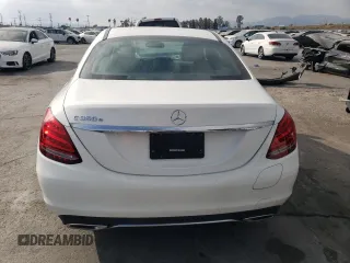 2018 Mercedes-Benz C 350e with VIN 55SWF4HB0JU260843, listed as a Copart auction lot 54781615 with 93,199 mi miles and Salvage title. Bid and sale history available at DreamBid. Image 6.