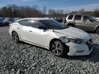 2017 Nissan Maxima S with VIN 1N4AA6AP3HC424322, listed as a Copart auction lot 46972805 with 162,070 mi miles and Salvage Title. Bid and sale history available at DreamBid. Image 4.