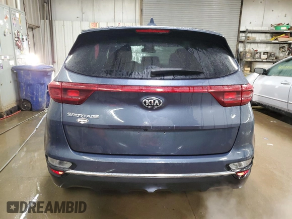 2020 Kia Sportage LX with VIN KNDPM3AC2L7689662, listed as a Copart auction lot 50983135 with 59,395 mi miles and Salvage Title. Bid and sale history available at DreamBid. Image 6.