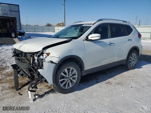 2017 Nissan Rogue SV with VIN KNMAT2MV2HP546539, listed as a Copart auction lot 45392605 with 112,827 mi miles and Salvage Title. Bid and sale history available at carsss.com. Image 1.