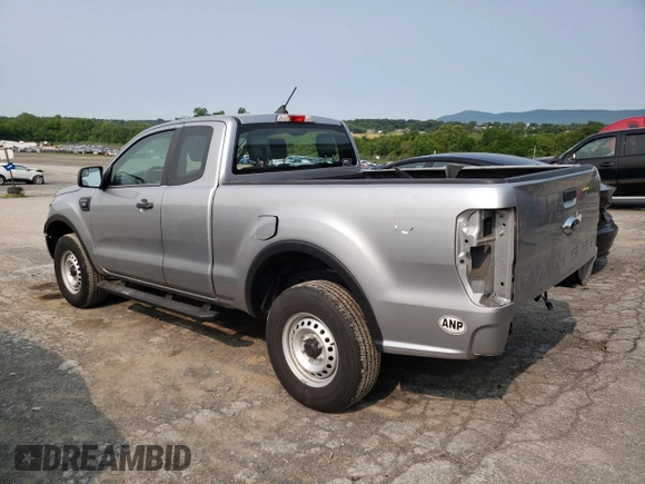 2020 Ford Ranger XL with VIN 1FTER1EHXLLA97890, listed as a Copart auction lot 59202705 with 30,580 mi miles and Salvage title. Bid and sale history available at DreamBid. Image 2.