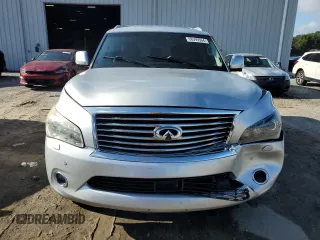 2012 Infiniti QX56 8-passenger with VIN JN8AZ2NC5C9317849, listed as a Copart auction lot 68599364 with 225,533 mi miles and Salvage Title. Bid and sale history available at carsss.com. Image 5.