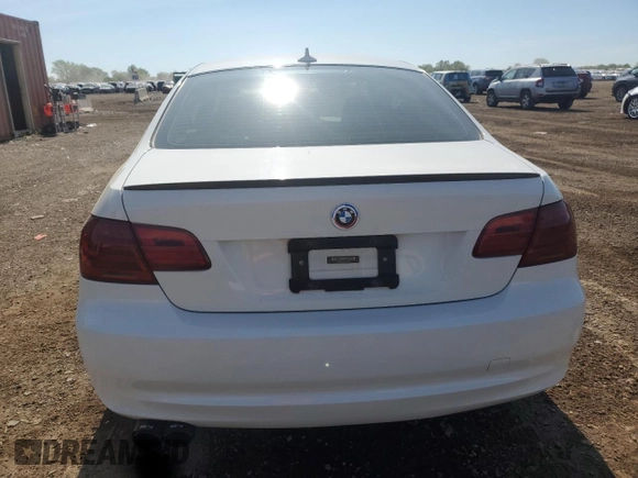 2013 BMW 3 Series 328i xDrive with VIN WBAKF3C59DJ385944, listed as a Copart auction lot 58465065 with Not provided miles and Salvage title. Bid and sale history available at DreamBid. Image 6.