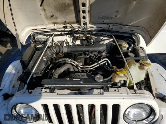2002 Jeep Wrangler Sahara with VIN 1J4FA59S42P707938, listed as a Copart auction lot 81139774 with 168,338 mi miles and Salvage Title. Bid and sale history available at carsss.com. Image 11.