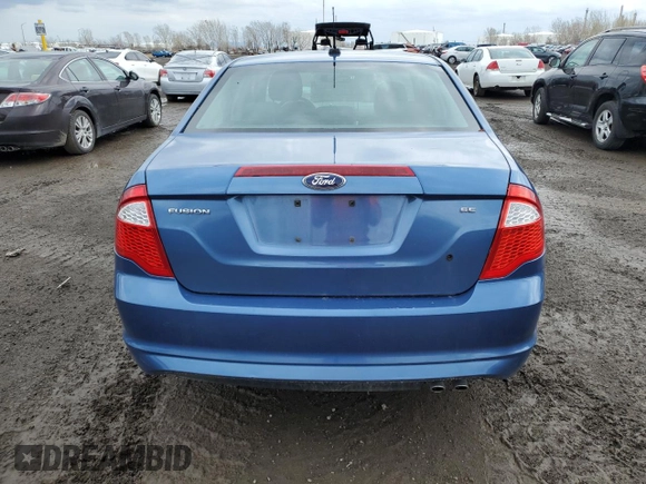 2010 Ford Fusion SE with VIN 3FAHP0HA1AR386057, listed as a Copart auction lot 55296425 with 134,993 mi miles and Salvage Title. Bid and sale history available at DreamBid. Image 6.