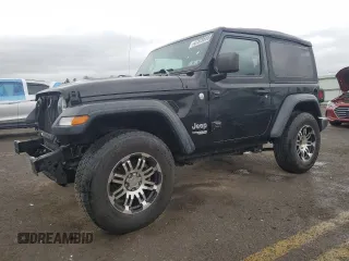 2019 Jeep Wrangler Sport S z VIN 1C4GJXAG2KW509832, wystawiony jako Copart lot #47379555 z przebiegiem 59 867 mil mil oraz Szkoda całkowita • Salvage title. Historia ofert i sprzedaży dostępna na DreamBid. Obrazek 1.
