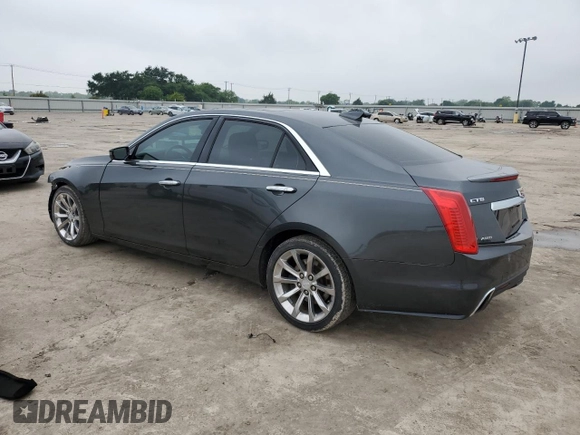 2017 Cadillac CTS Luxury AWD with VIN 1G6AX5SX1H0154089, listed as a Copart auction lot 54744095 with 90,851 mi miles and Salvage title. Bid and sale history available at DreamBid. Image 2.