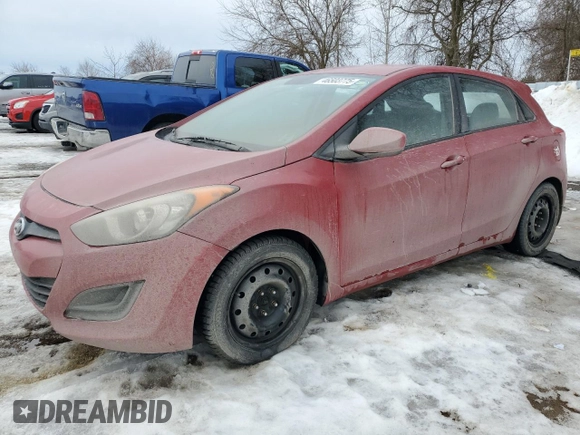 2014 Hyundai Elantra GT GL with VIN KMHD25LH1EU176304, listed as a Copart auction lot 46503775 with 217,288 mi miles and Salvage Title. Bid and sale history available at carsss.com. Image 1.