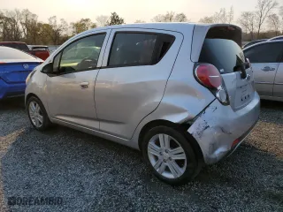 2014 Chevrolet Spark LS with VIN KL8CB6S96EC494000, listed as a Copart auction lot 50752495 with 222,495 mi miles and Salvage Title. Bid and sale history available at carsss.com. Image 2.