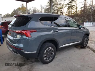 2023 Hyundai Santa Fe Hybrid Blue with VIN 5NMS2DA15PH007991, listed as a Copart auction lot 88036895 with 39,860 mi miles and Salvage Title. Bid and sale history available at carsss.com. Image 3.