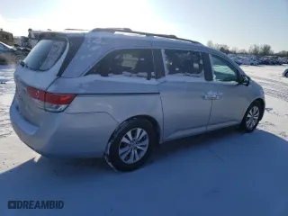 2015 Honda Odyssey EX-L with VIN 5FNRL5H66FB048813, listed as a Copart auction lot 46107255 with 175,888 mi miles and Clean Title. Bid and sale history available at carsss.com. Image 3.