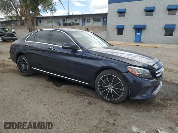 2019 Mercedes-Benz C 300 with VIN 55SWF8EB9KU292879, listed as a Copart auction lot 56898465 with 75,829 mi miles and Salvage title. Bid and sale history available at DreamBid. Image 4.