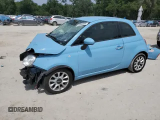 2017 FIAT 500 Pop z VIN 3C3CFFKR3HT503017, wystawiony jako Copart lot #55838305 z przebiegiem 80 951 mil mil oraz Szkoda całkowita • Salvage title. Historia ofert i sprzedaży dostępna na DreamBid. Obrazek 1.