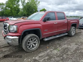 2018 GMC Sierra 1500 SLT with VIN 3GTP1NEC7JG376770, listed as a Copart auction lot 58095125 with 89,146 mi miles and Salvage title. Bid and sale history available at DreamBid. Image 1.