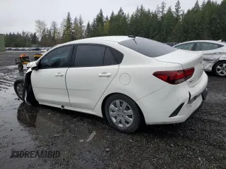 2022 Kia Rio S with VIN 3KPA24AD7NE448158, listed as a Copart auction lot 52122265 with 0 mi miles and Salvage Title. Bid and sale history available at carsss.com. Image 2.