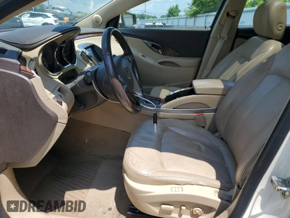 2012 Buick LaCrosse Premium 1 with VIN 1G4GE5E33CF259238, listed as a Copart auction lot 63267575 with 255,781 mi miles and Salvage title. Bid and sale history available at DreamBid. Image 7.