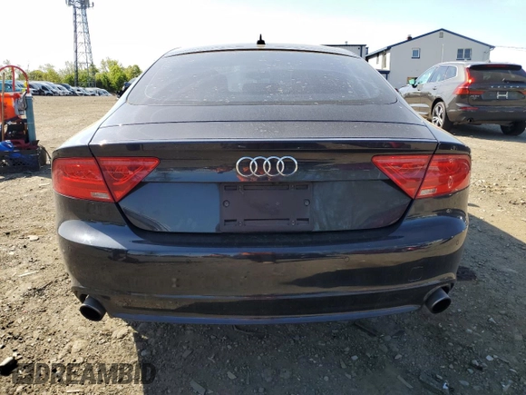 2013 Audi A7 Premium Plus with VIN WAUYGAFC6DN069576, listed as a Copart auction lot 54760455 with 110,943 mi miles and Salvage title. Bid and sale history available at DreamBid. Image 6.