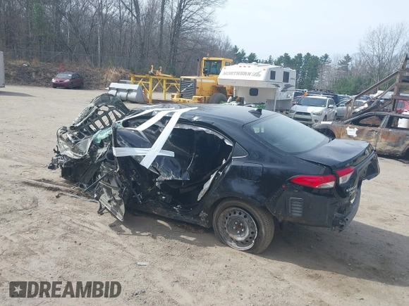 2024 Toyota Corolla LE with VIN 5YFB4MDE2RP216140, listed as a IAAI auction lot 41854248 with Not provided miles and . Bid and sale history available at DreamBid. Image 3.