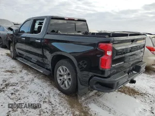 2020 Chevrolet Silverado 1500 High Country with VIN 3GCUYHED5LG375077, listed as a Copart auction lot 88548205 with 62,938 mi miles and Salvage Title. Bid and sale history available at carsss.com. Image 2.