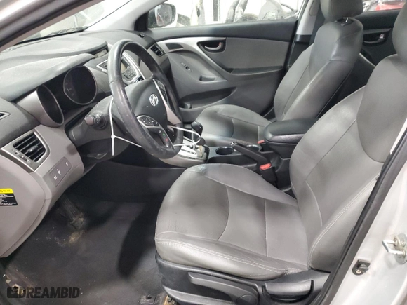 2012 Hyundai Elantra GLS with VIN KMHDH4AE7CU418513, listed as a Copart auction lot 45857715 with 146,298 mi miles and Salvage Title. Bid and sale history available at carsss.com. Image 7.