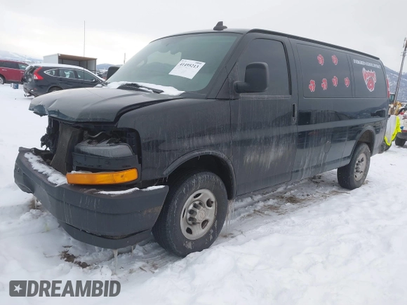 2018 Chevrolet Express Cargo Van with VIN 1GCWGAFP1J1267630, listed as a IAAI auction lot 41495213 with 79,238 mi miles. Bid and sale history available at carsss.com. Image 18.
