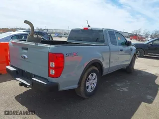 2021 Ford Ranger XL with VIN 1FTER1EH9MLD30966, listed as a IAAI auction lot 41607716 with 35,584 mi miles. Bid and sale history available at carsss.com. Image 4.