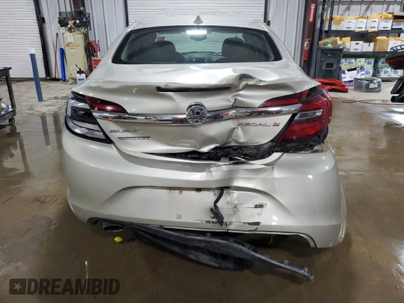 2016 Buick Regal with VIN 2G4GK5EX7G9102676, listed as a Copart auction lot 57868975 with 40,287 mi miles and Salvage title. Bid and sale history available at DreamBid. Image 6.