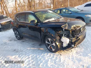 2024 Volvo XC40 Plus Bright Theme with VIN YV4L12UE3R2252433, listed as a IAAI auction lot 41322400 with 23 mi miles. Bid and sale history available at carsss.com. Image 1.