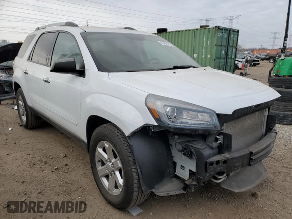 2016 GMC Acadia SLE with VIN 1GKKRNED1GJ323893, listed as a Copart auction lot 41435975 with 92,412 mi miles and Salvage Title. Bid and sale history available at DreamBid. Image 4.